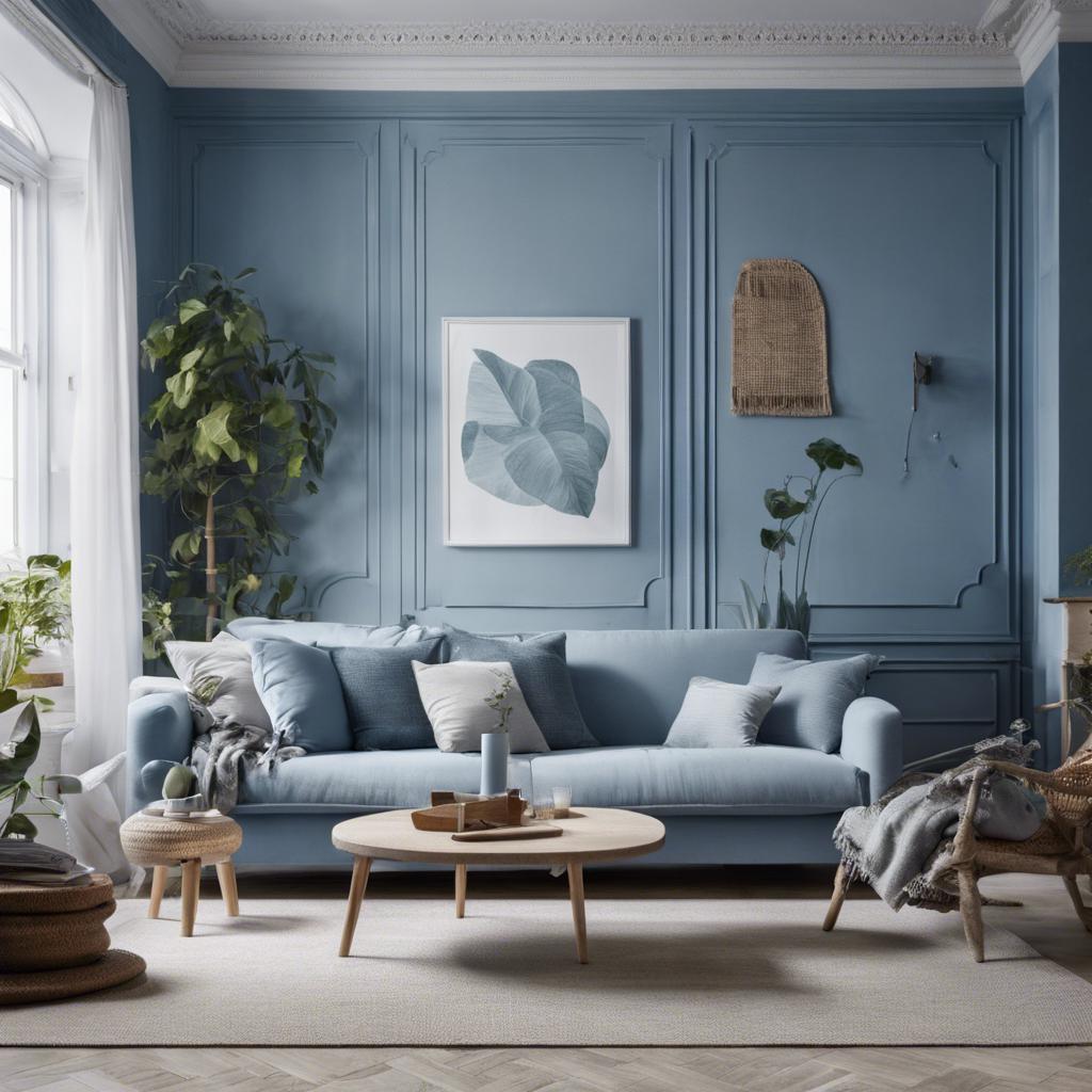 Sustainable Choices: Eco-Friendly Blue Living‌ Room Decor