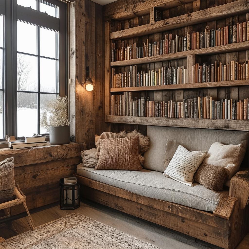 How to Add Warmth ⁢to Your Reading Nook with Rustic Elements