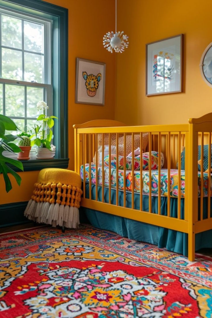 Whimsical Wonderland: Small Colorful Nursery Designs