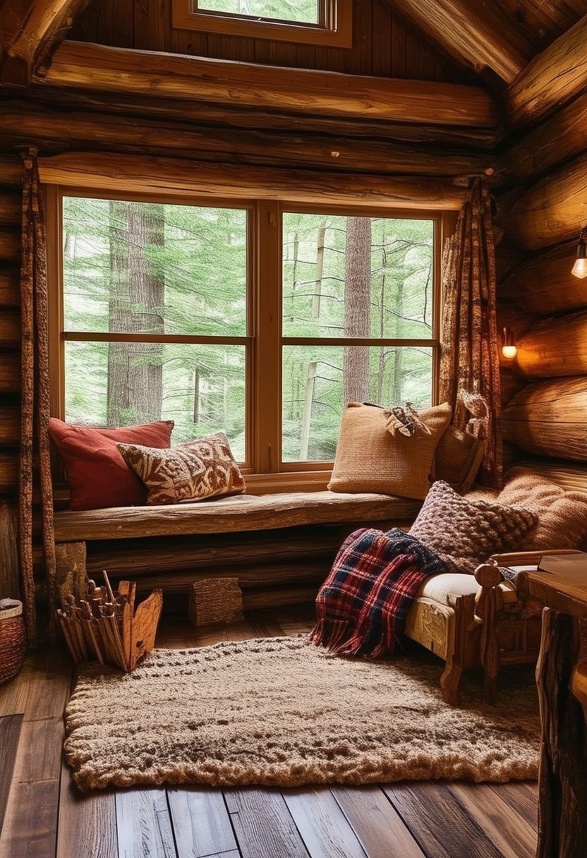 Cozy Cabin Vibes: Rustic Reading Nook Decor Ideas