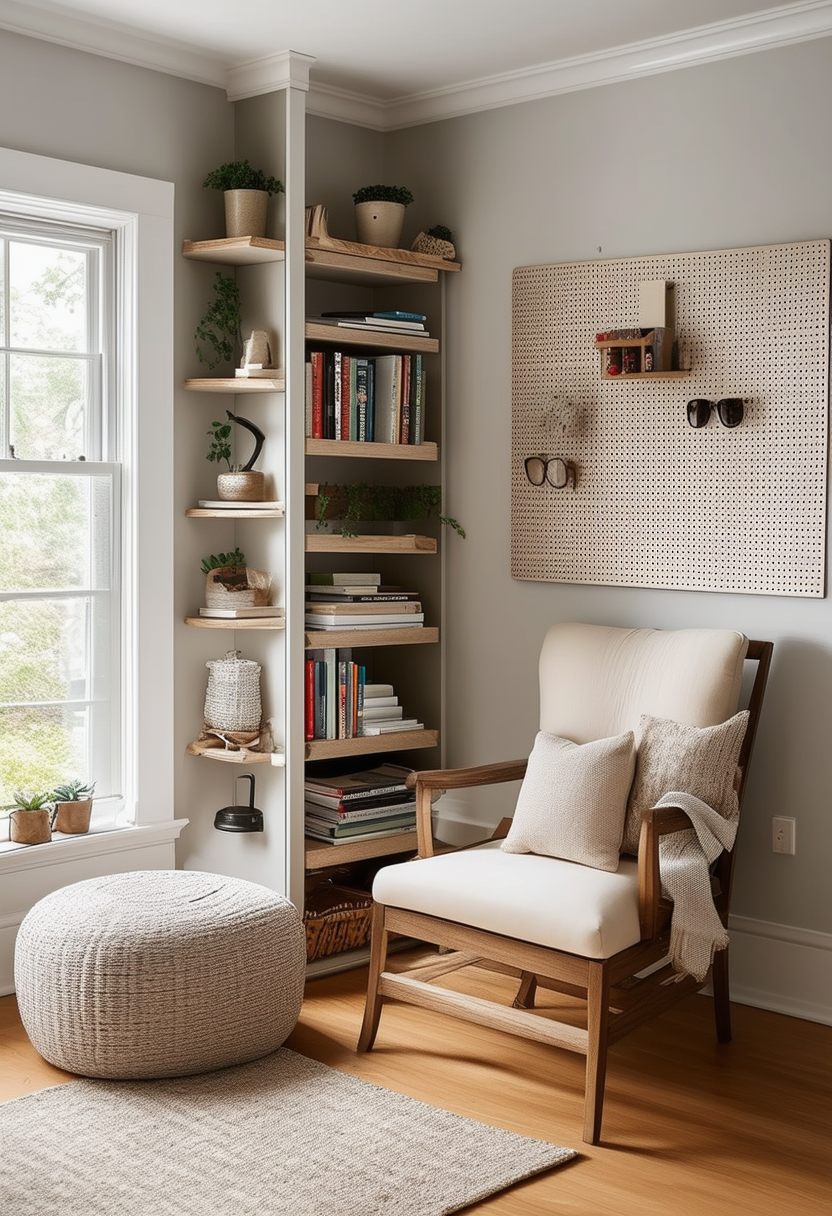 Cozy Corner: Clever Storage Solutions for Your Reading Nook