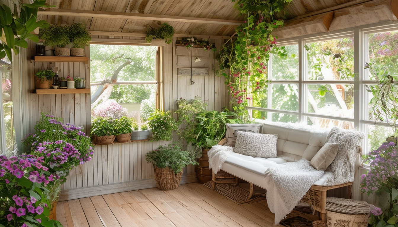 Inside the Glasshouse: Transforming Your Garden Shed Interiors