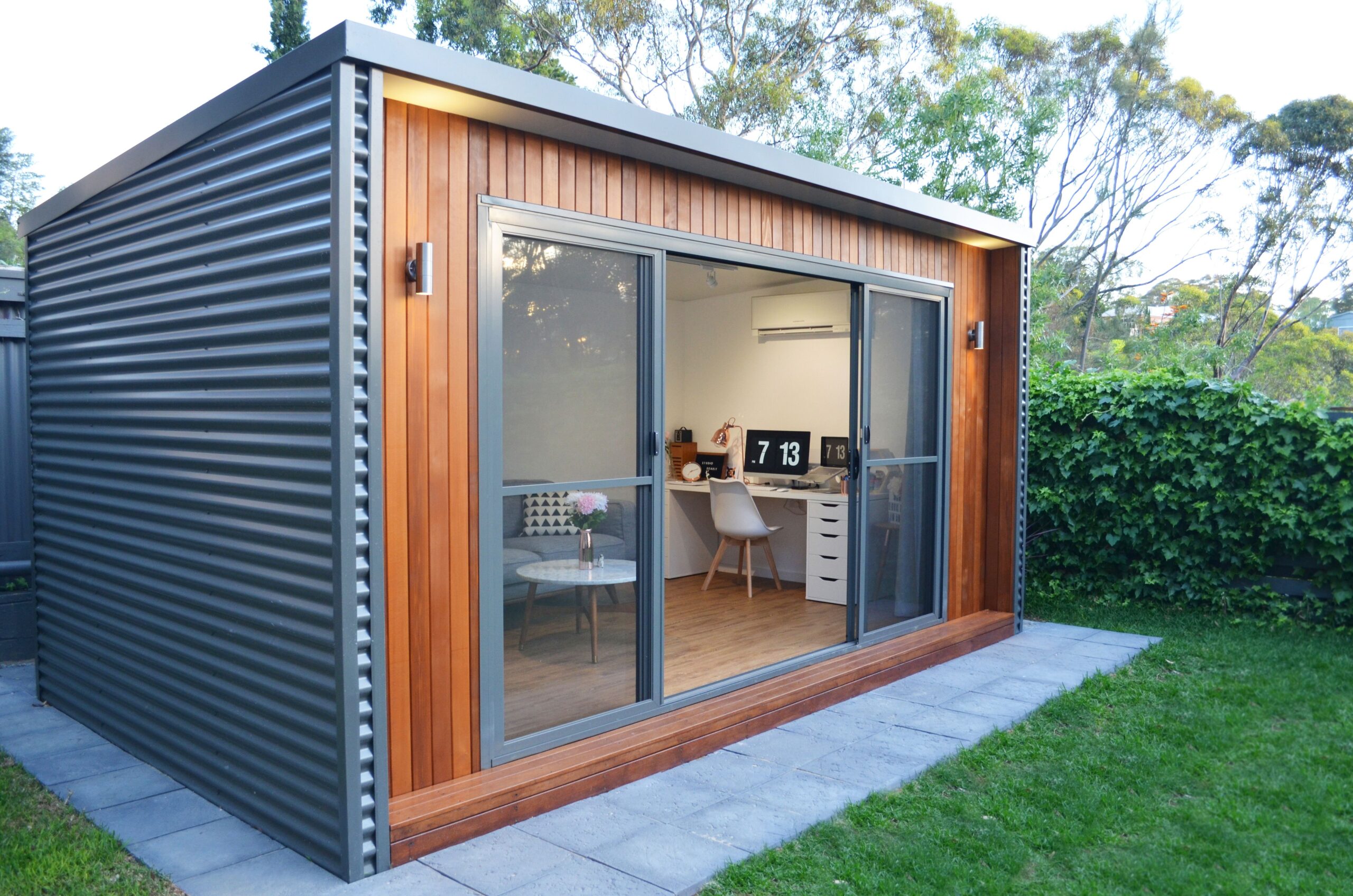 Green is the New Black: Exploring the Modern Shed with a Lush Green Roof