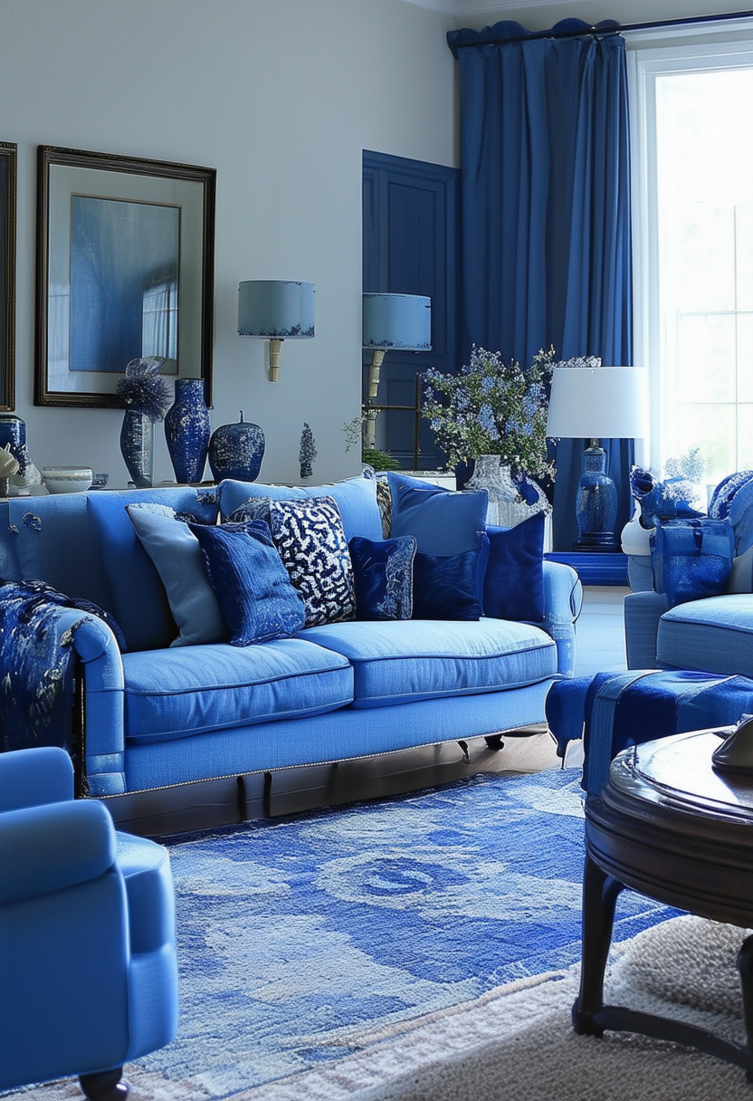 Transform Your Space: Embracing Blue in Living Room Design