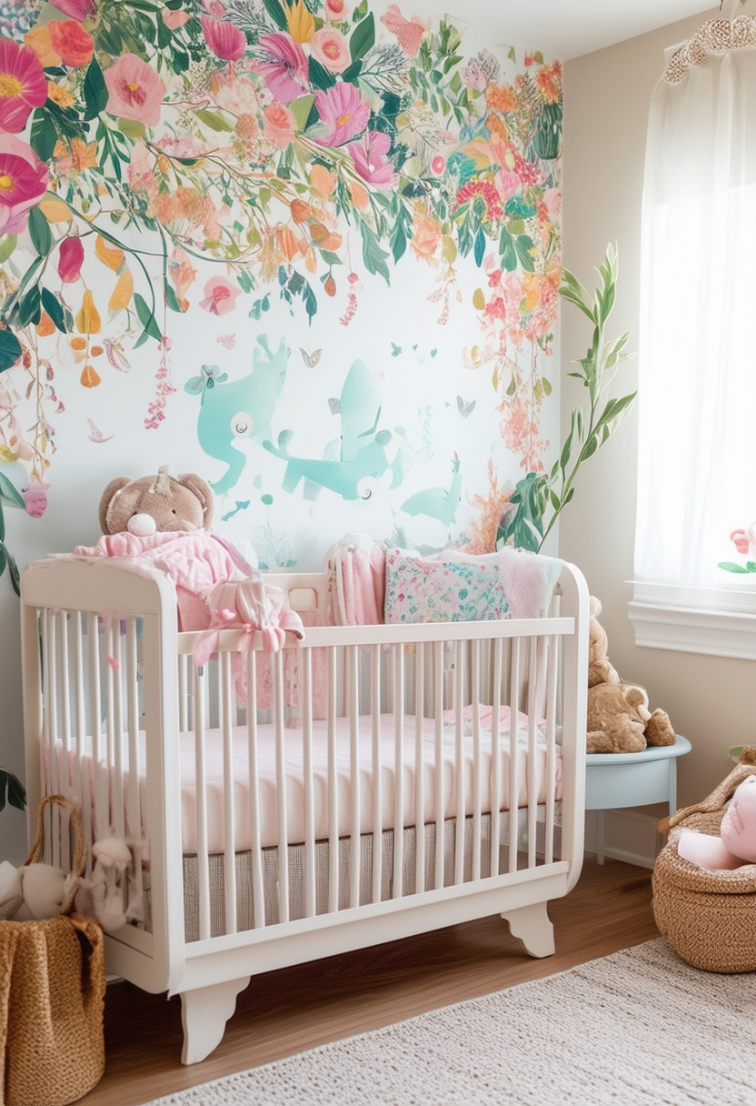 Whimsical Wonderland: Designing a Vibrant Small Nursery