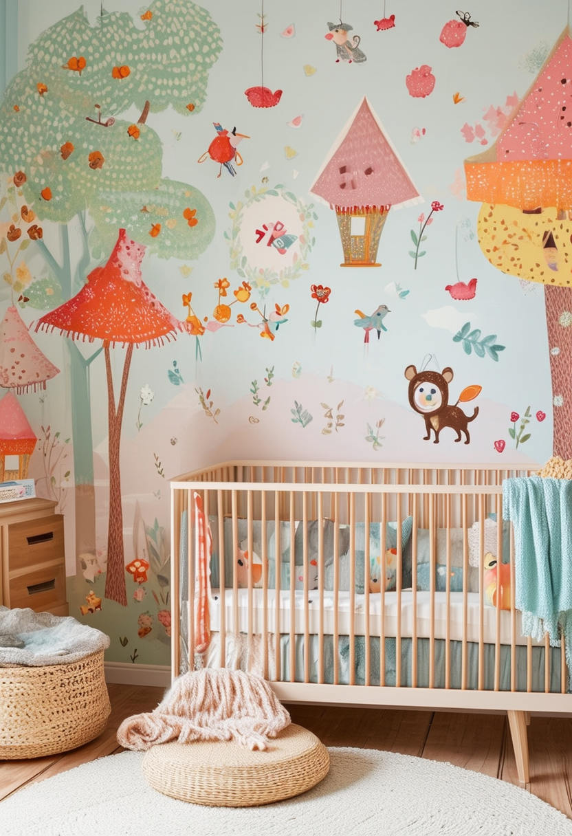 Whimsical Wonderland: Mini Marvels of Colorful Nursery Design