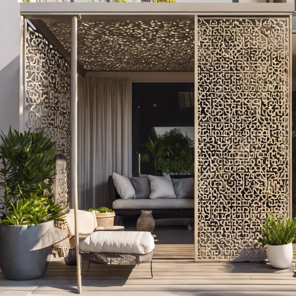 Decorative Screens ⁣to Add Privacy to Your Small Balcony