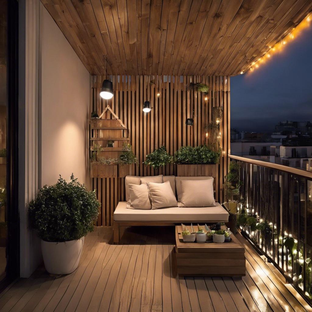 Lighting⁢ Ideas to‍ Enhance ‍Small Balcony Ambiance