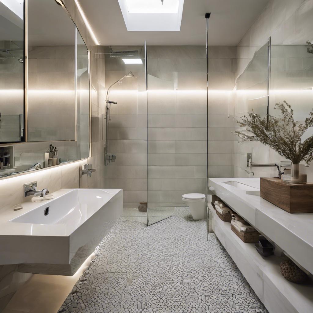 Mirrors and Light:​ Enhancing Perception in Small Bathrooms