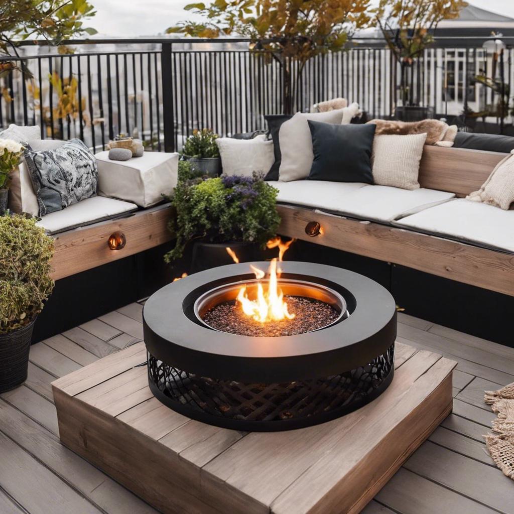 Small Balcony ‌Fire Pit Ideas for ⁤Warm Gatherings