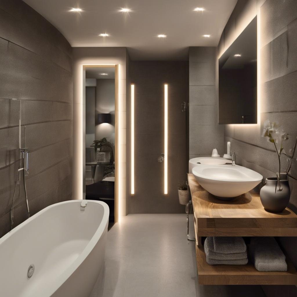 Smart⁣ Lighting⁣ Ideas for Small Bathroom Ambiance