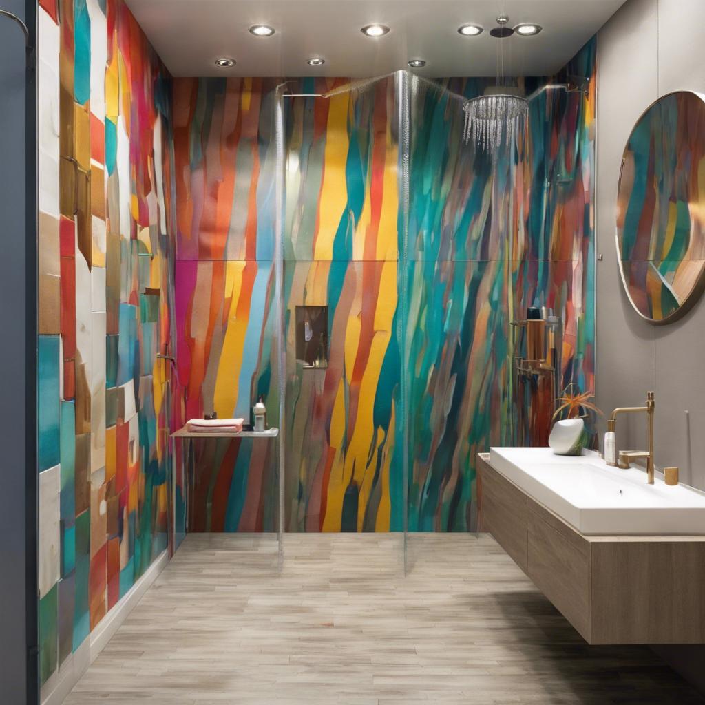 A Splash of Color:​ Innovative Finishes​ for Your ⁣Bathroom Shower