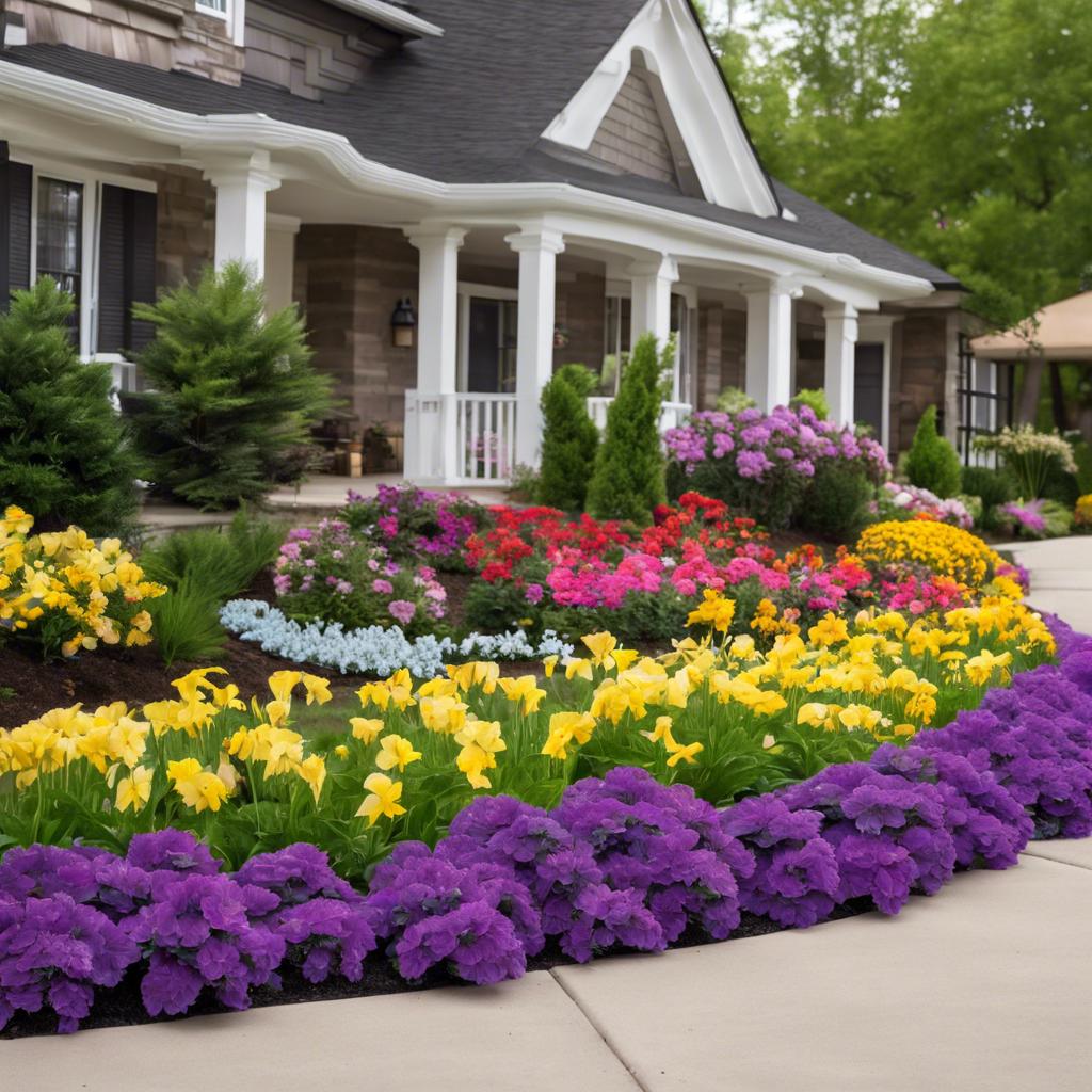 Transform Your​ Front⁤ Yard with Vibrant Flower Beds