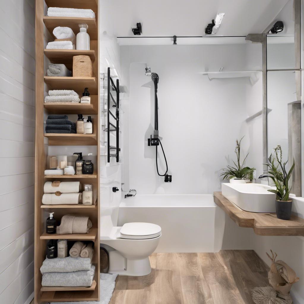 Vertical Space Utilization Tips for Small ⁣Bathroom Storage