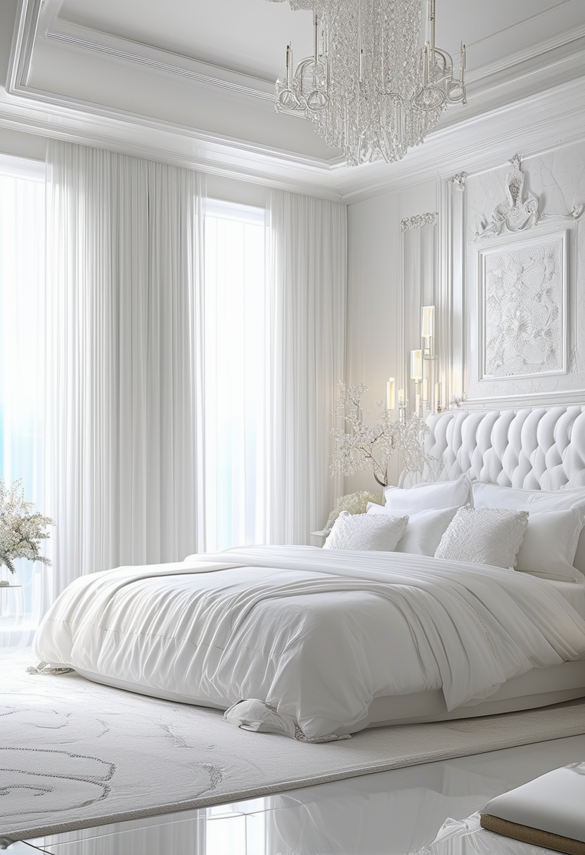 White Bedroom Design: Creating a Calming and Timeless Space