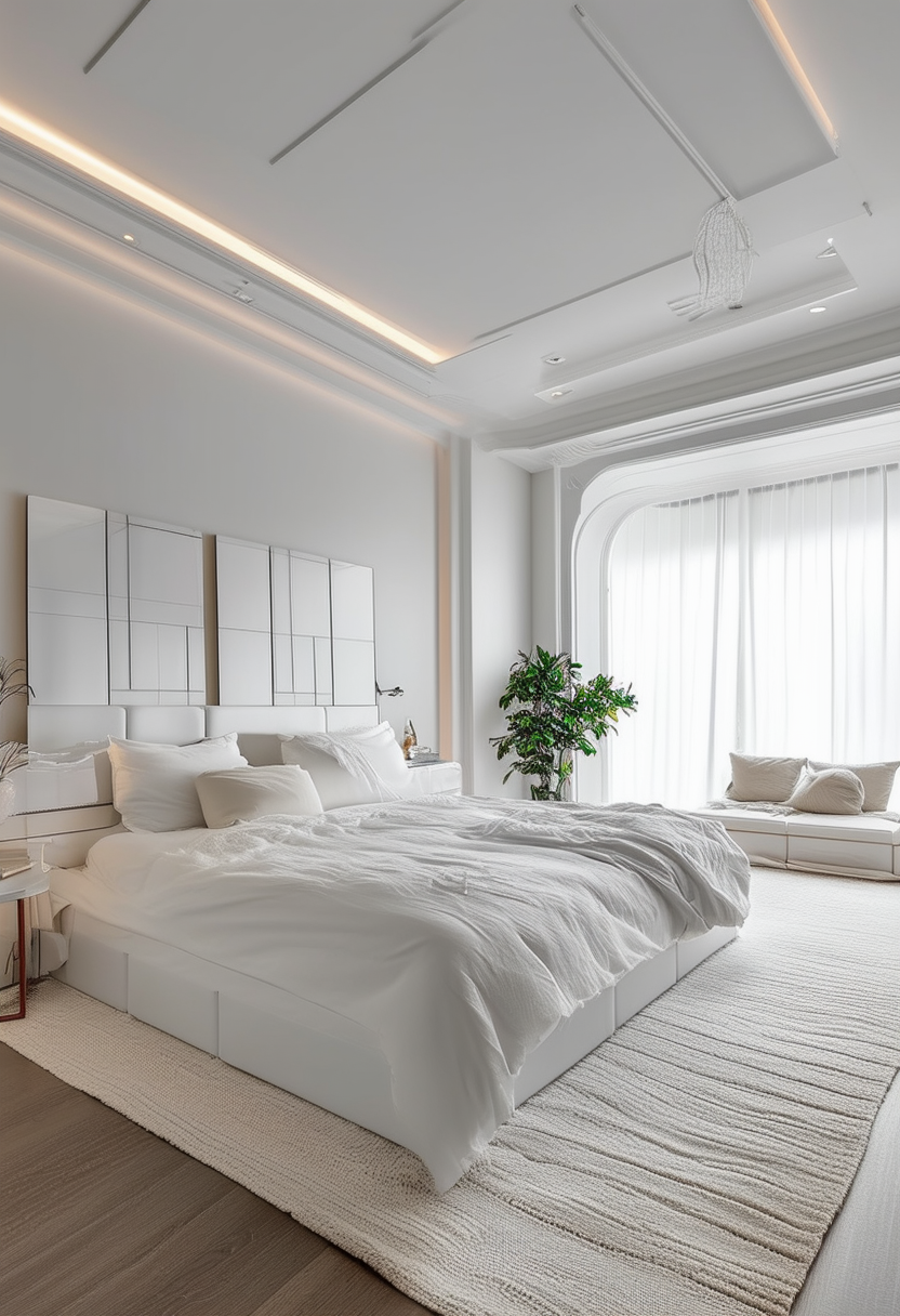 Designing Tranquility: The Allure of a White Bedroom