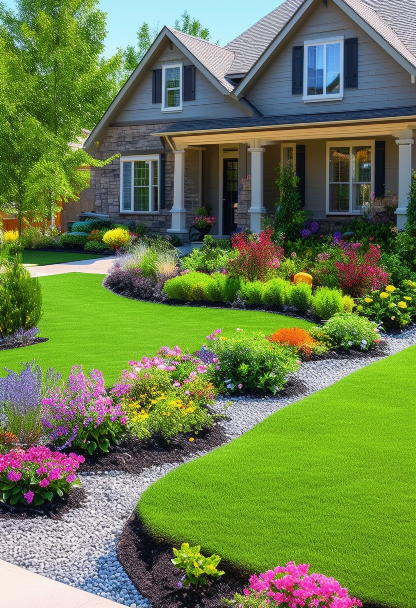 Elevate Your Home’s Exterior: Inspiring Front Yard Landscaping Designs