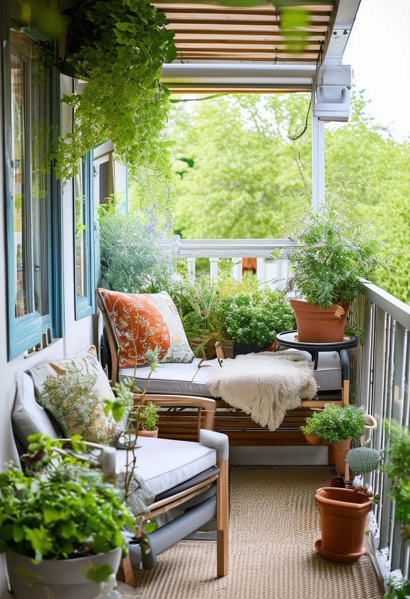 Maximizing Charm: Innovative Design Ideas for Small Balconies