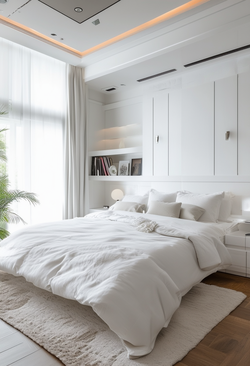 Pure and Peaceful: The Allure of White Bedroom Design