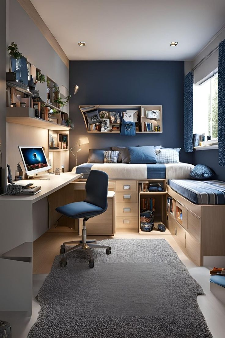 Compact Comfort: How to Design a Small, Stylish Room for Teen Boys