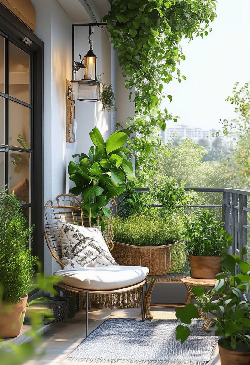 Small Balcony, Big Charm: Inspiring Design Ideas for Cozy Outdoor Spaces