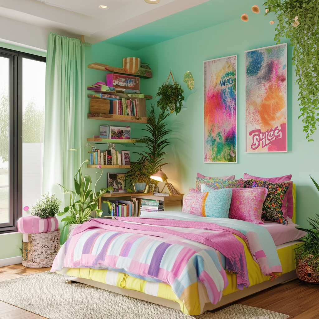 Teen Haven: Innovative Design Solutions for Stylish Girls’ Rooms