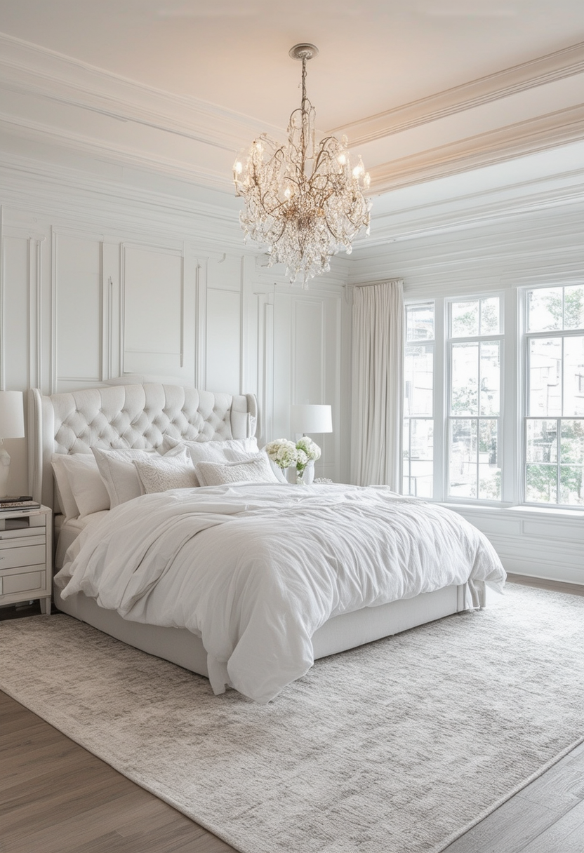 The Essence of Elegance: Designing a White Bedroom Retreat