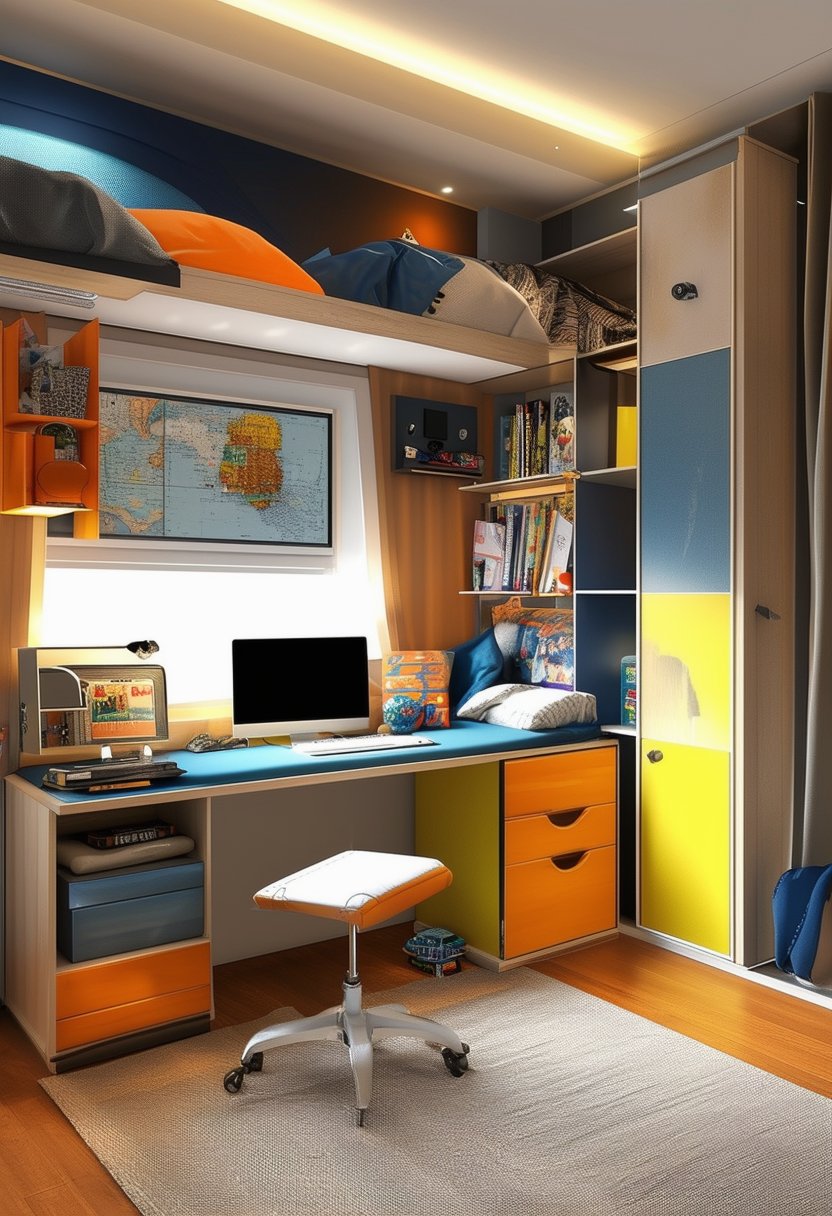 Transforming Small Teen Rooms: Space-Saving Design Ideas for Boys