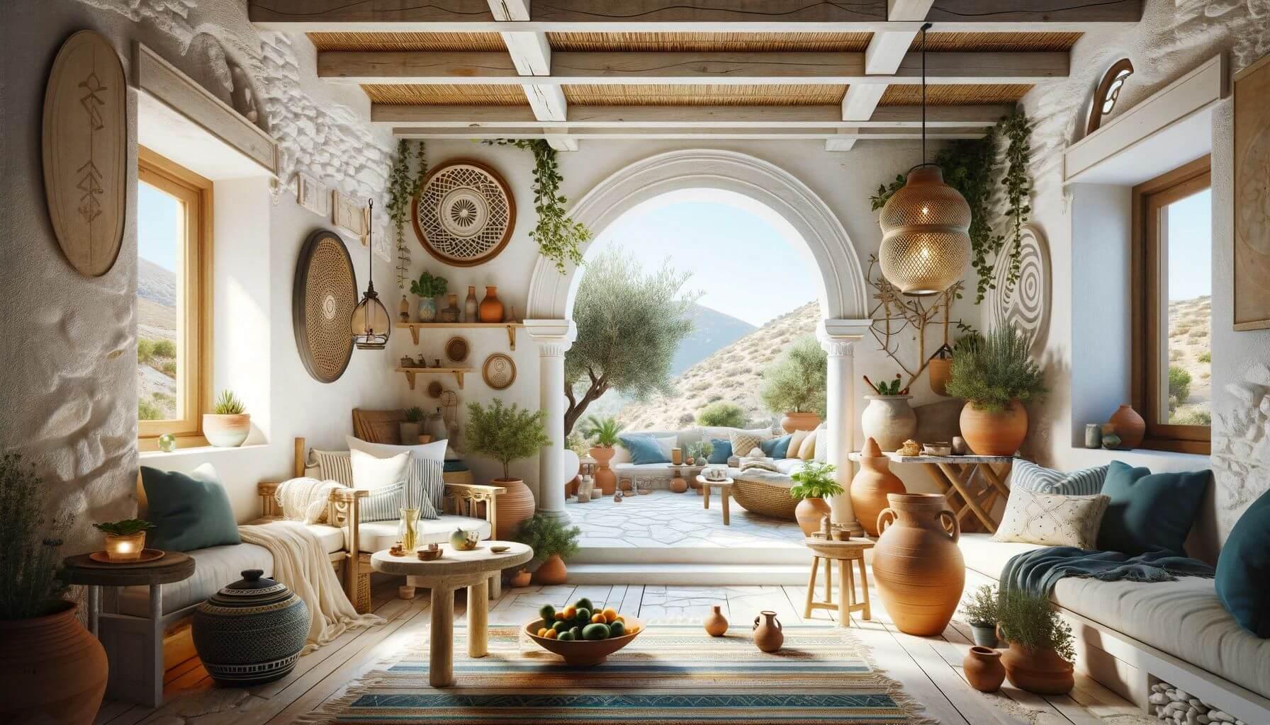 18) Create a Themed Space, like a Mediterranean Oasis