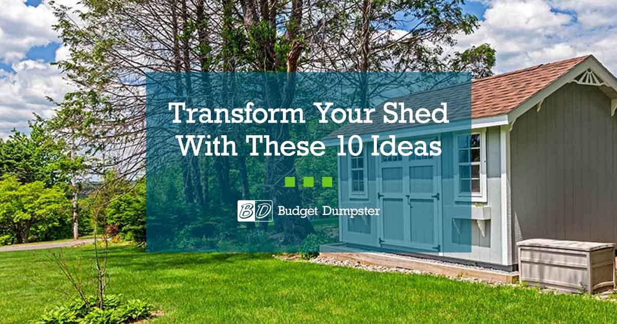 Transform an old shed into⁤ a stylish backyard retreat