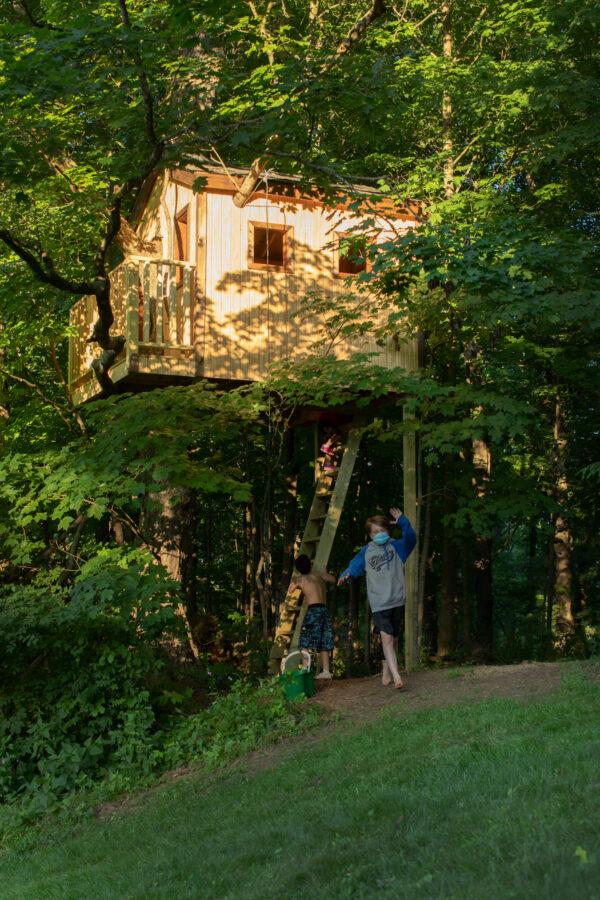 Build a treehouse⁤ for backyard adventures and childhood memories