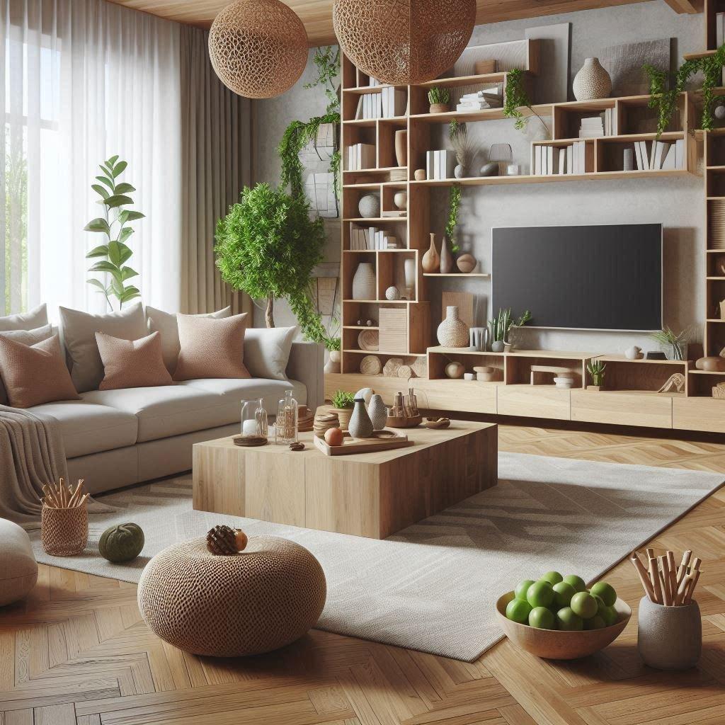 Nature-Inspired Living Room: Bring‍ the outdoors in⁣ with organic materials