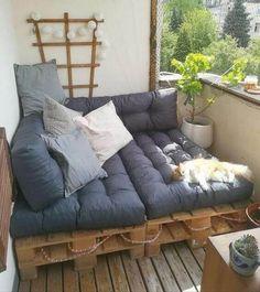 Incorporate a pallet sofa⁢ for ⁢a rustic ⁣touch on your ‌small balcony, providing⁢ ample seating while being budget-friendly and⁣ stylish