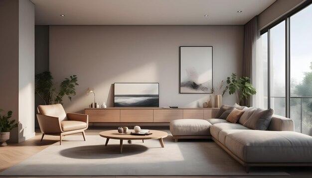 Minimalist ‌Living Room: Prioritize simplicity with clean ⁣lines and neutral ‌tones