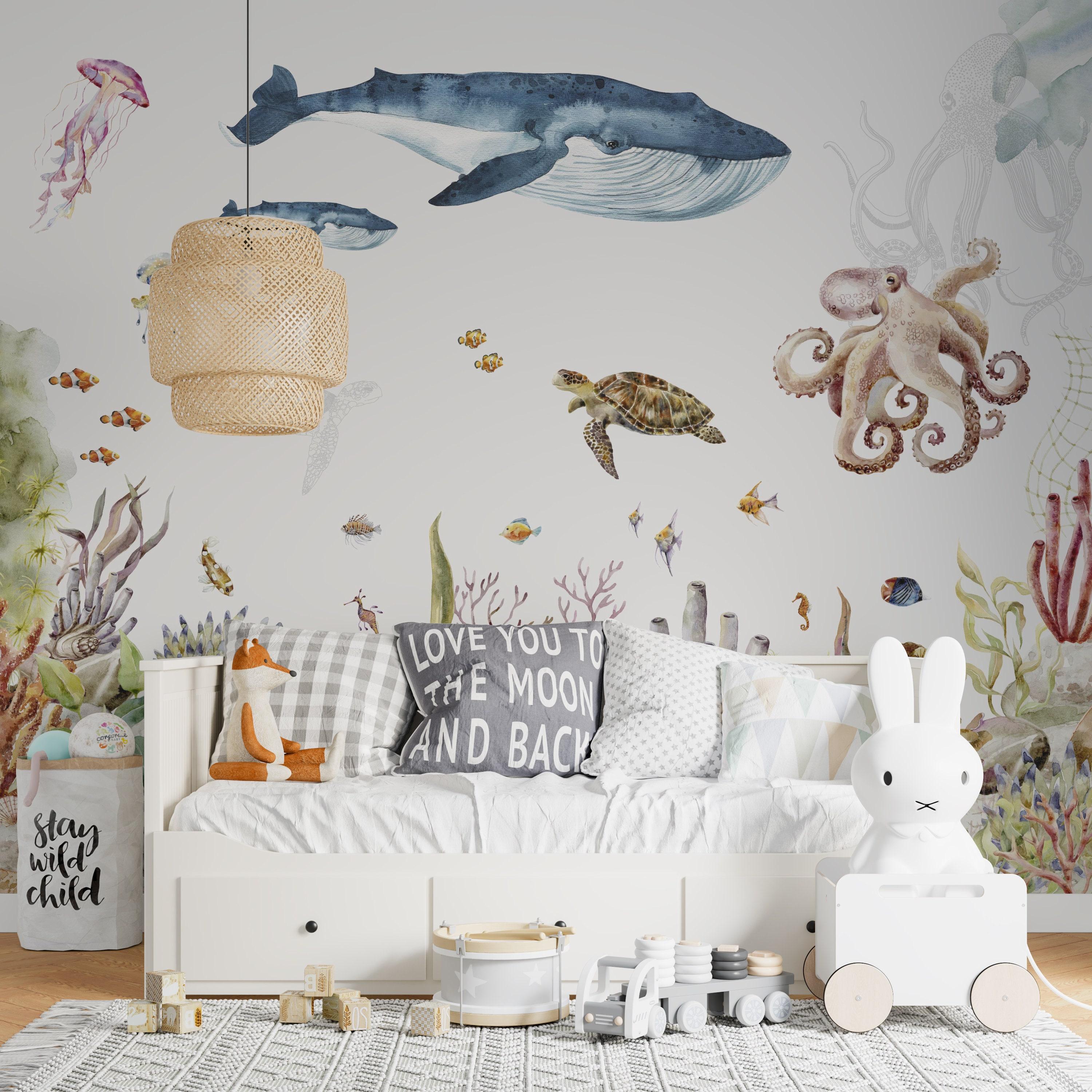 Under the Sea Nursery:⁢ Dive into oceans of imagination and colorful marine life