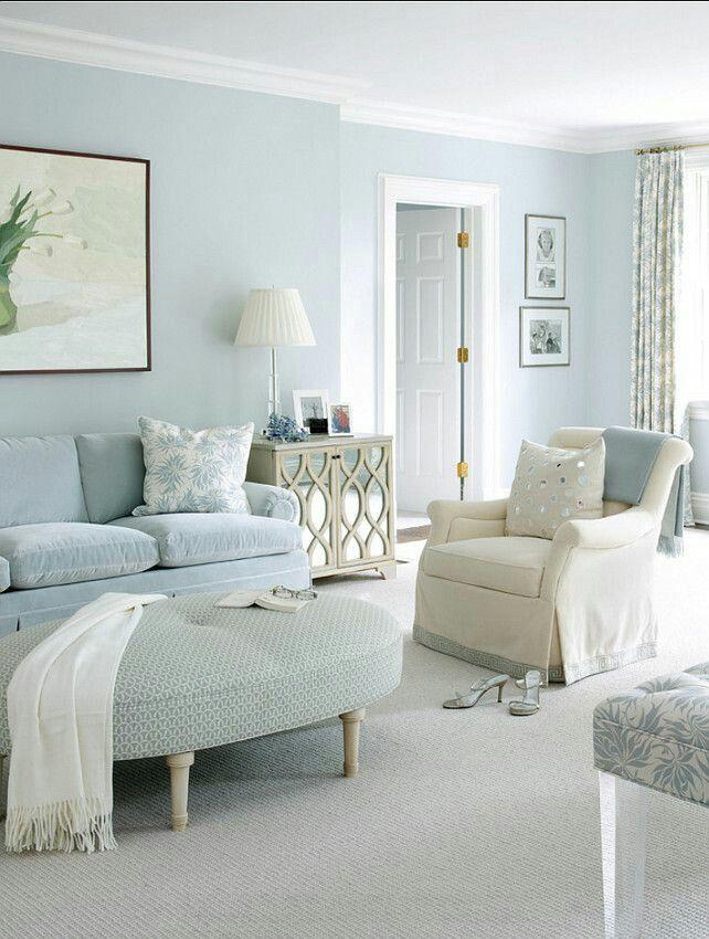 Create ‍a serene atmosphere with soft blue⁣ wall paints⁣ in your living⁣ room