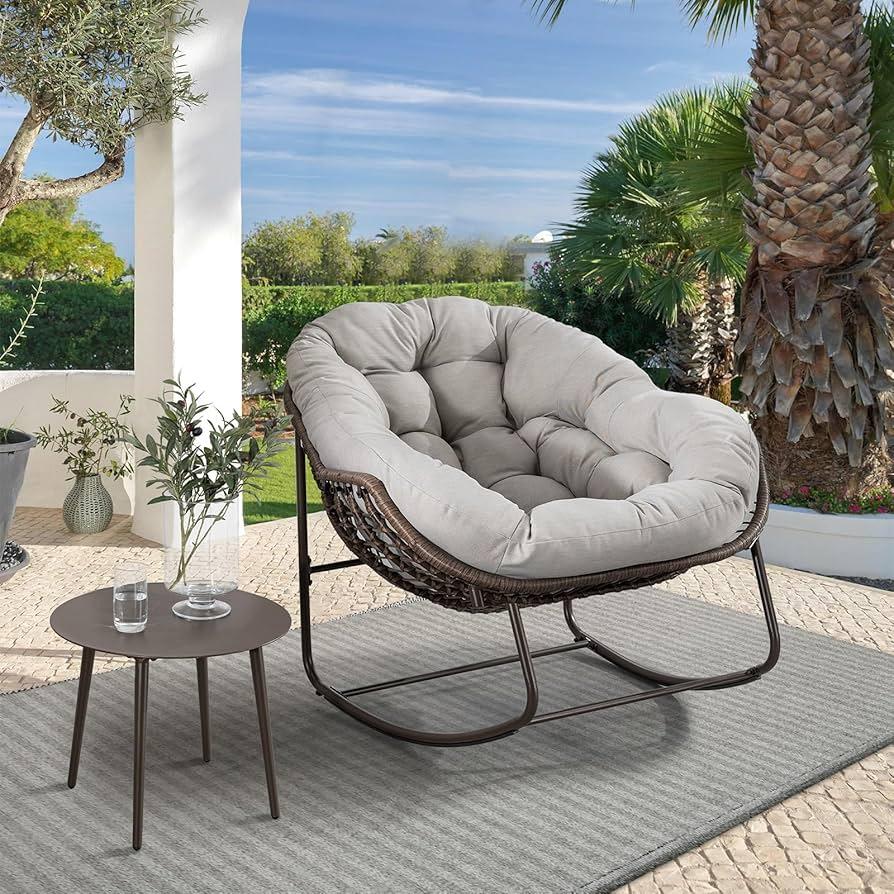 Introduce comfortable outdoor furniture for backyard lounging