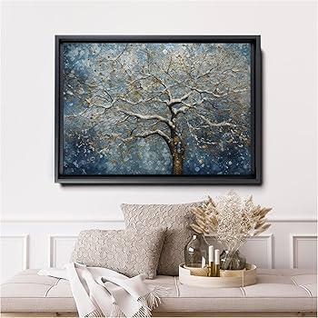 Choose a⁢ serene art ‌piece ‌to⁢ elevate your blue living room