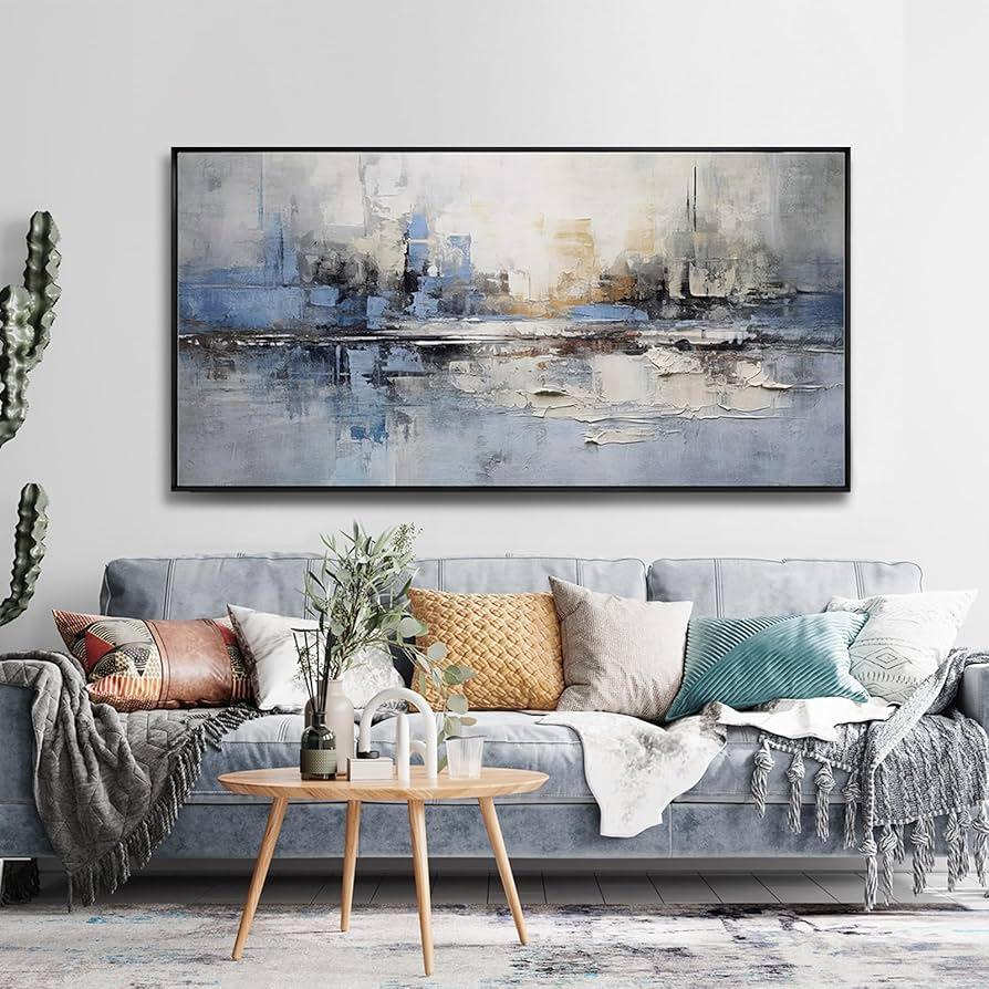 Inspire ​creativity by incorporating⁢ art supplies in your blue living room