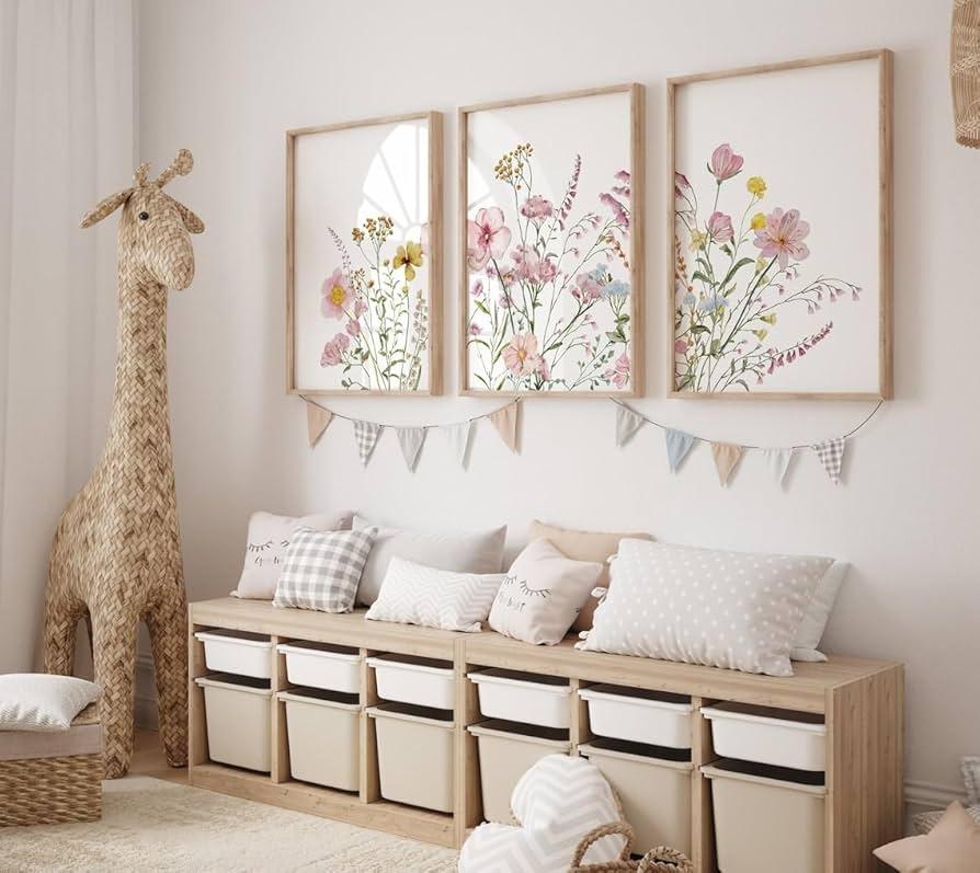 Garden Paradise: Infuse floral prints and nature for a vibrant‌ nursery