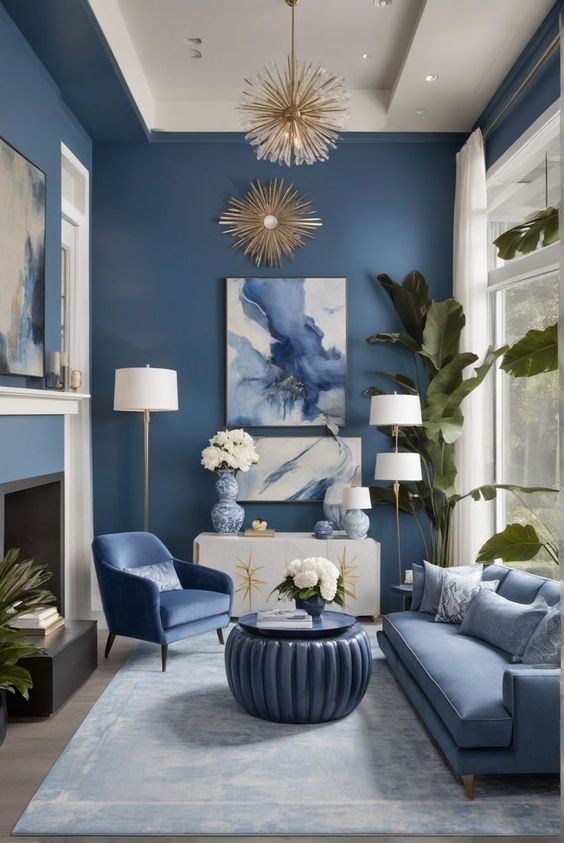 24 Gorgeous Blue Living Room Ideas to Inspire Your Space