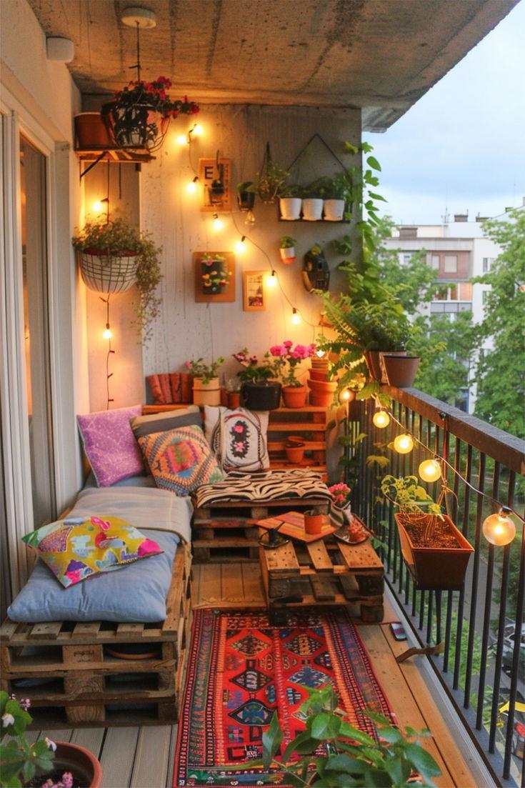 Use vibrant ⁤textiles, such‍ as⁢ colorful cushions and throws, to add‍ life ⁢to your‍ small balcony ⁣and reflect your personal style