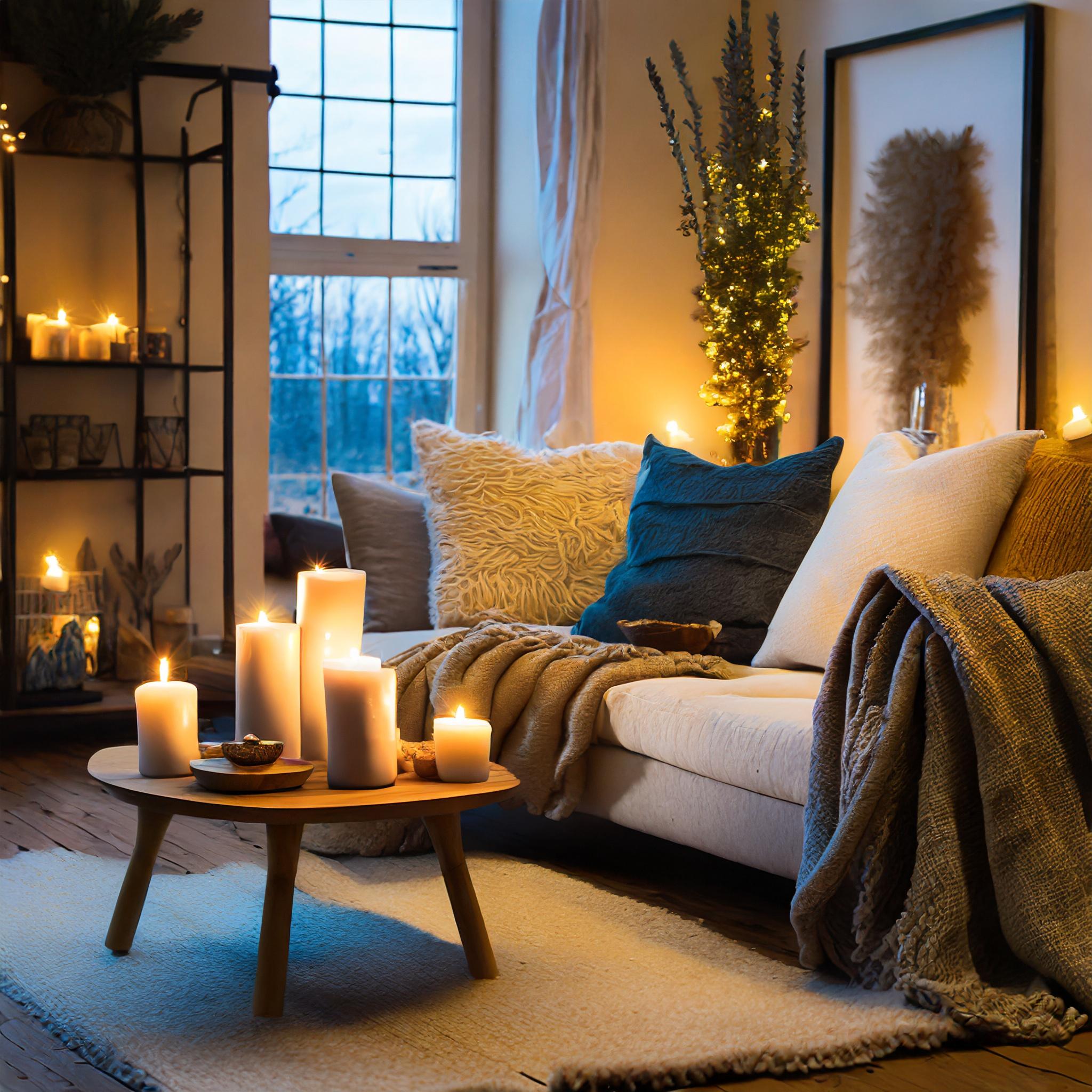 Scandinavian Living Room: Combine functionality ⁣with cozy⁤ warmth in light⁣ colors