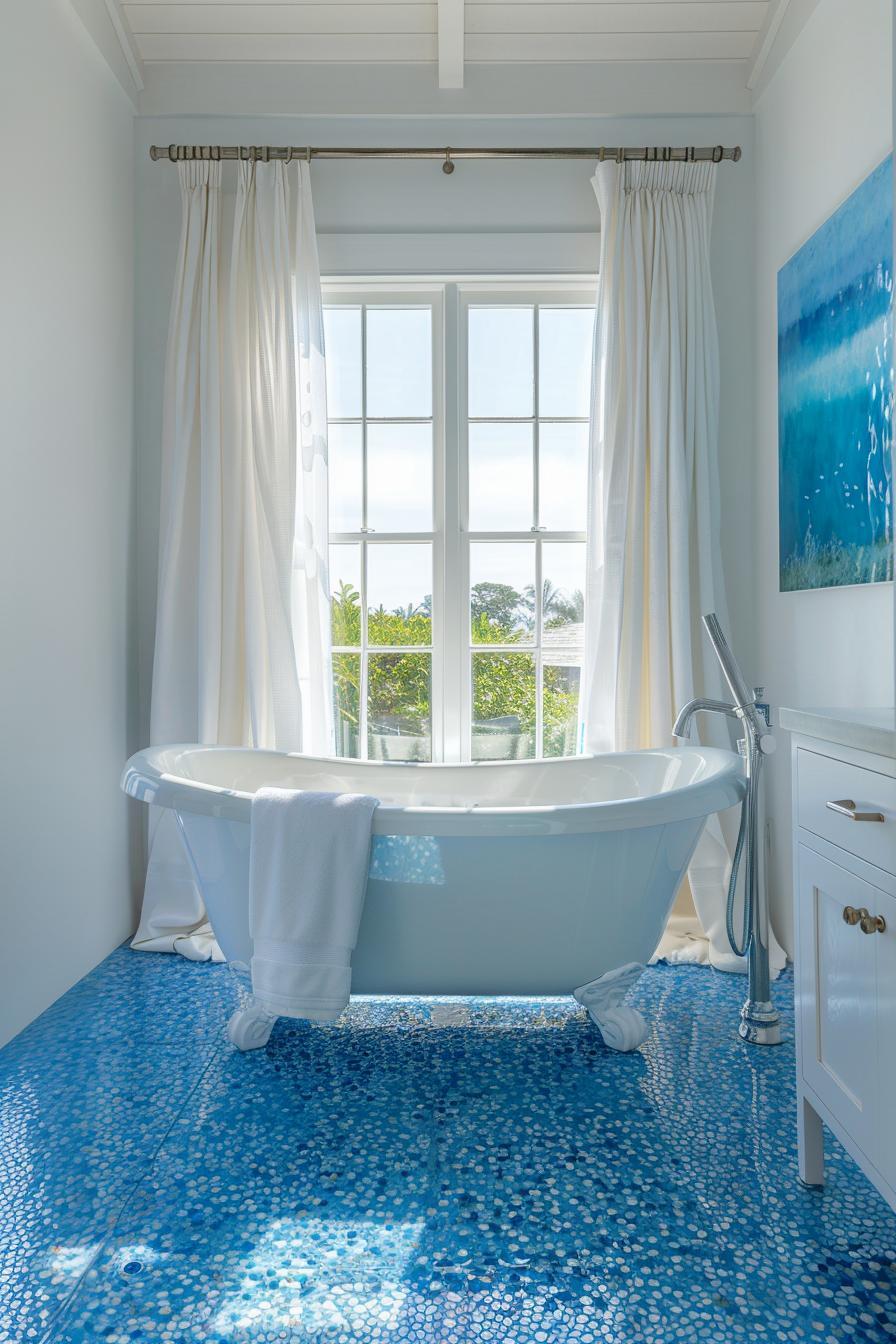 Ocean-inspired decor⁤ elements for a serene boho ‌bathroom retreat