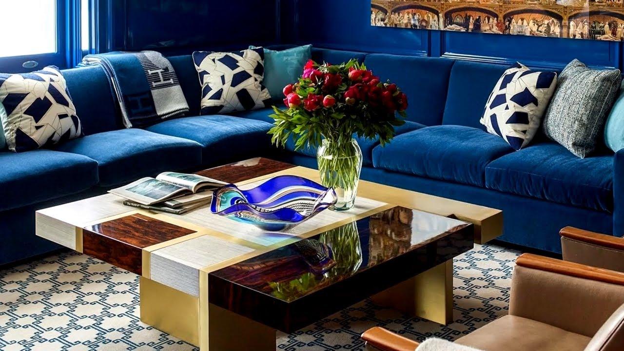 Use navy accents to create ‍sophistication ⁤in your blue living room