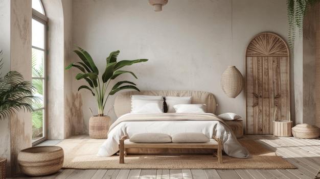 Use ‌natural materials for an organic feel in your minimalist bedroom