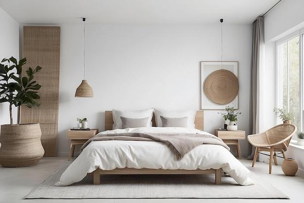 Incorporate natural textures to enhance a⁣ minimalist bedrooms warmth