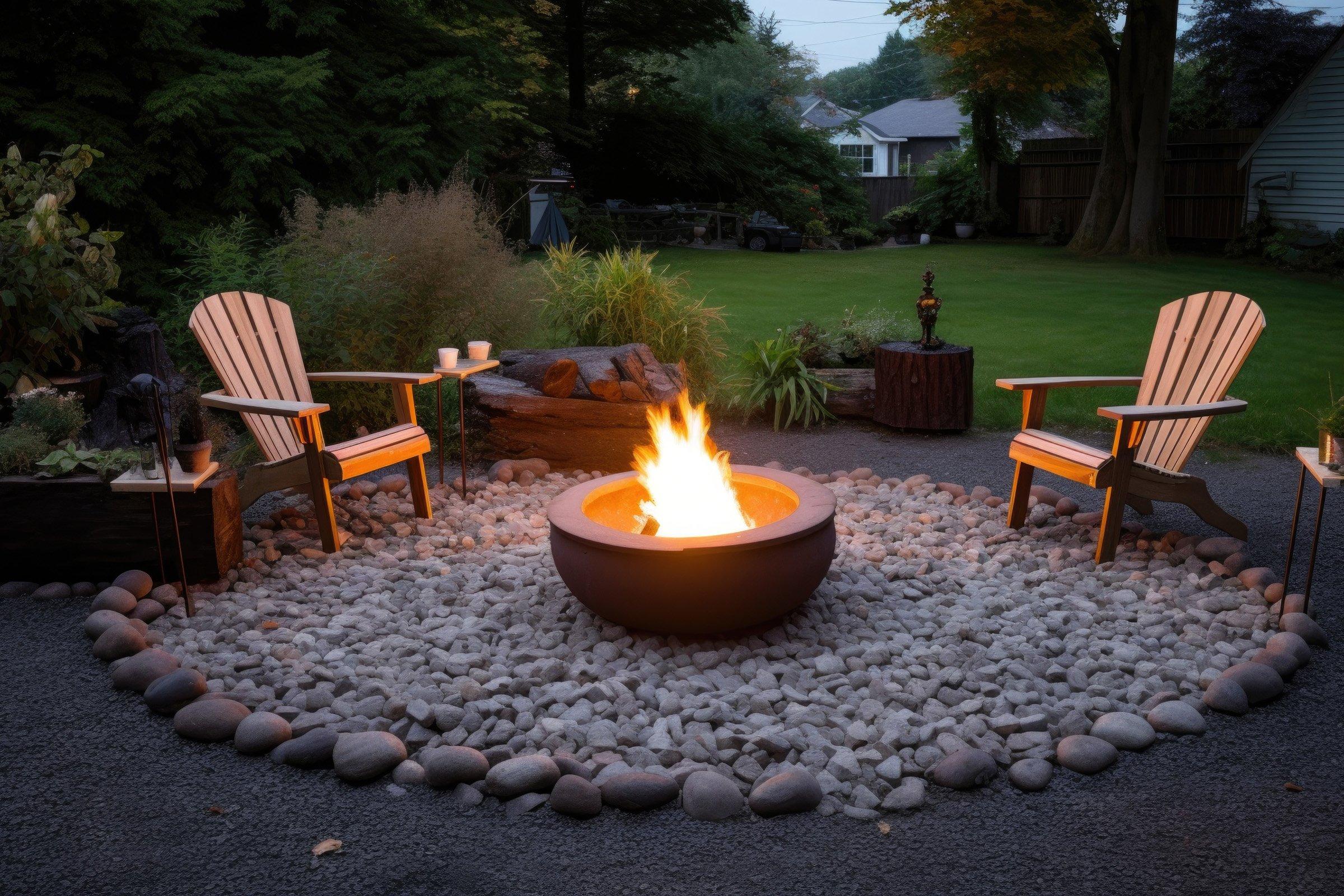 Build a⁣ fire pit for cozy ​gatherings in your backyard