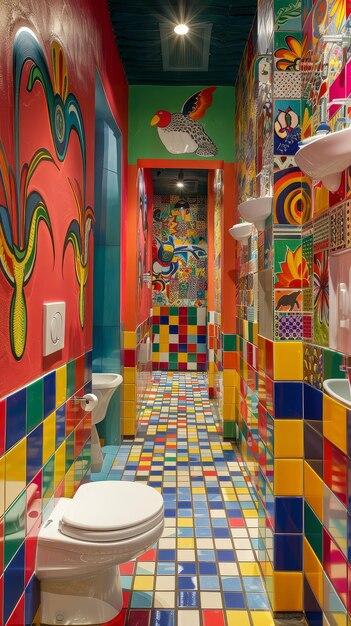 Incorporate vibrant tile‌ patterns for a stunning​ eclectic bathroom ‌backdrop