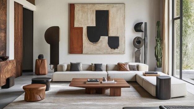 Incorporate textures like⁣ wood and metal‌ for depth in your contemporary living room